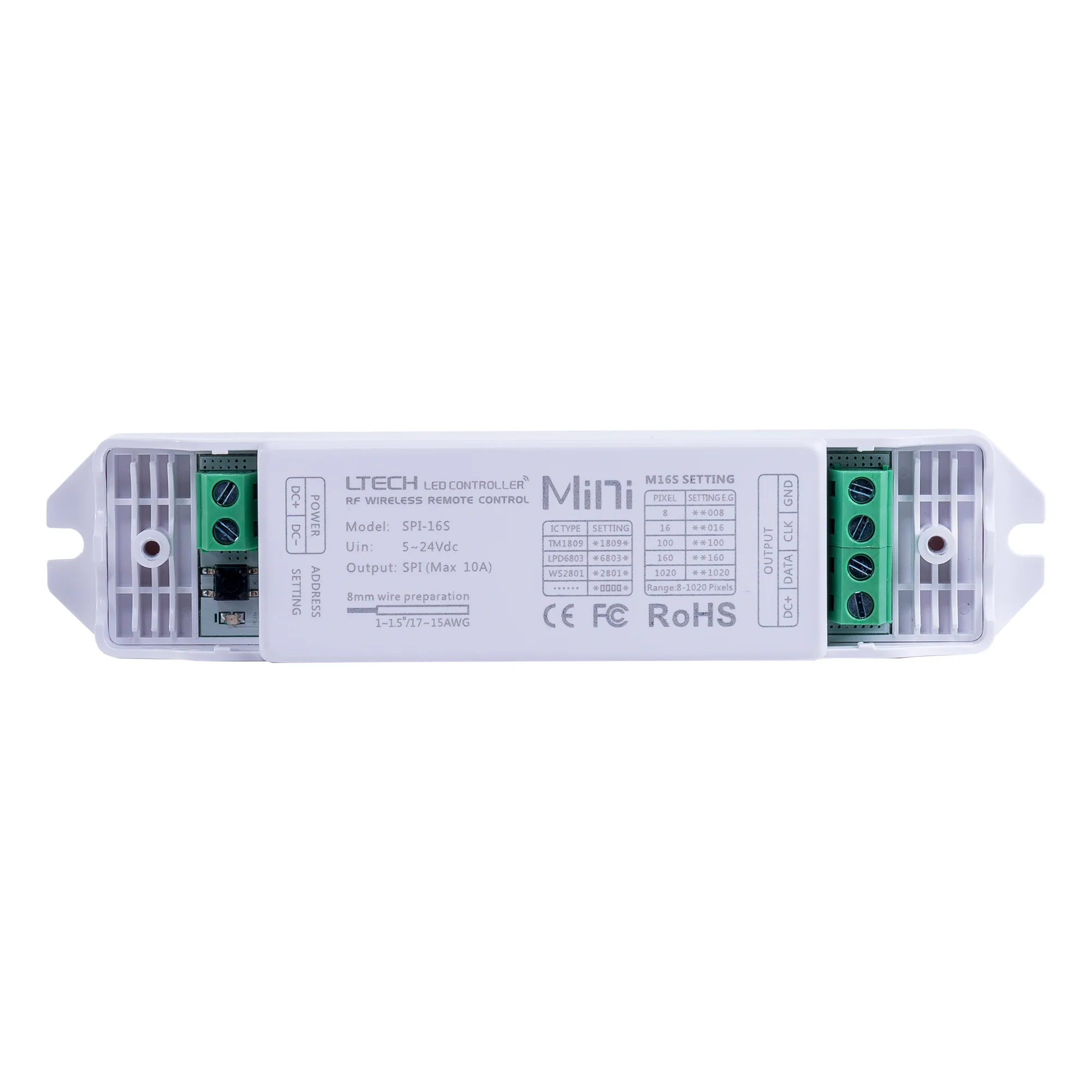 HV9102-SPI-16S+M16S - Chasing RGB Multi-Function Remote+Receiver - Image 7