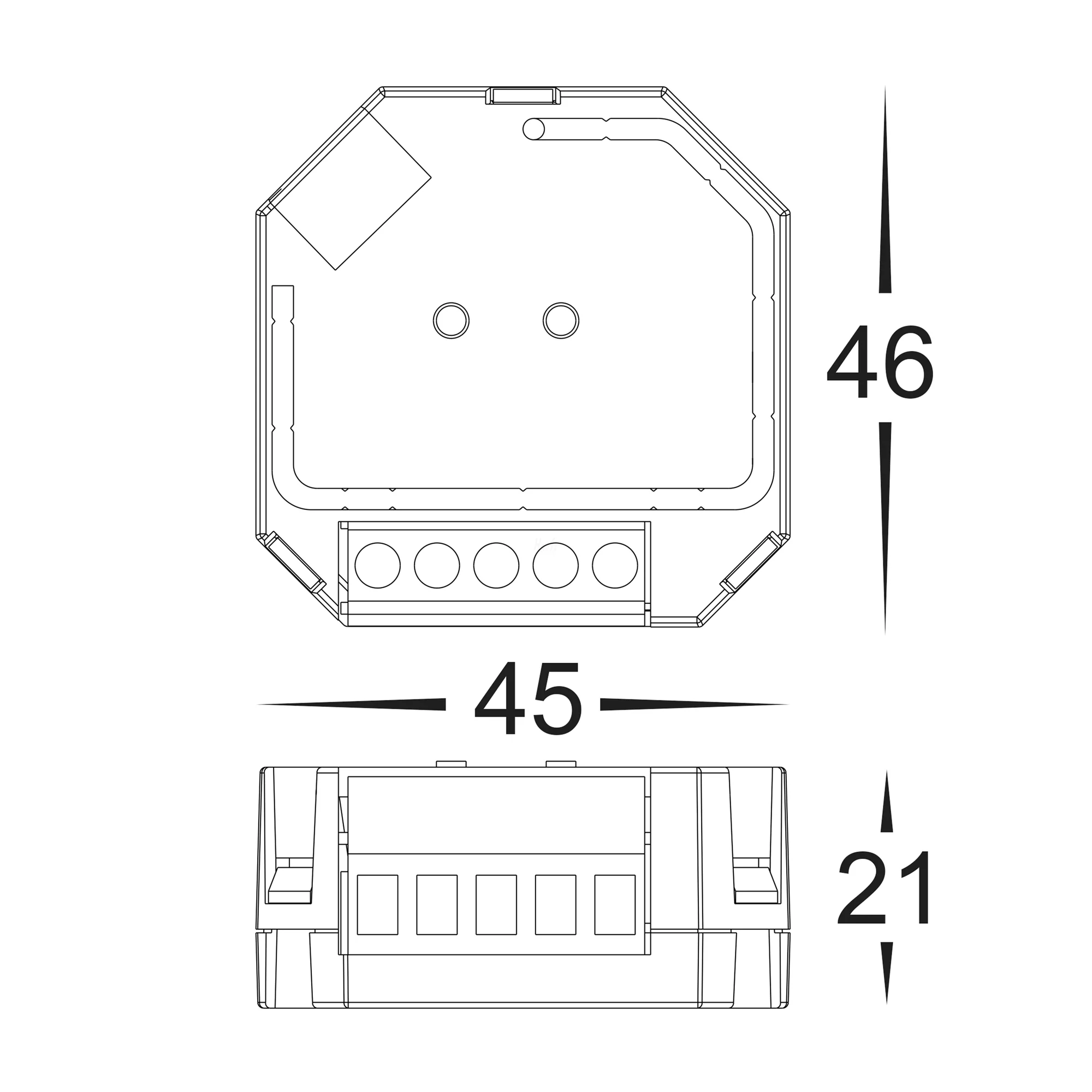 HV9105-ZB-ACSW Zigbee On-Off switch - Image 2