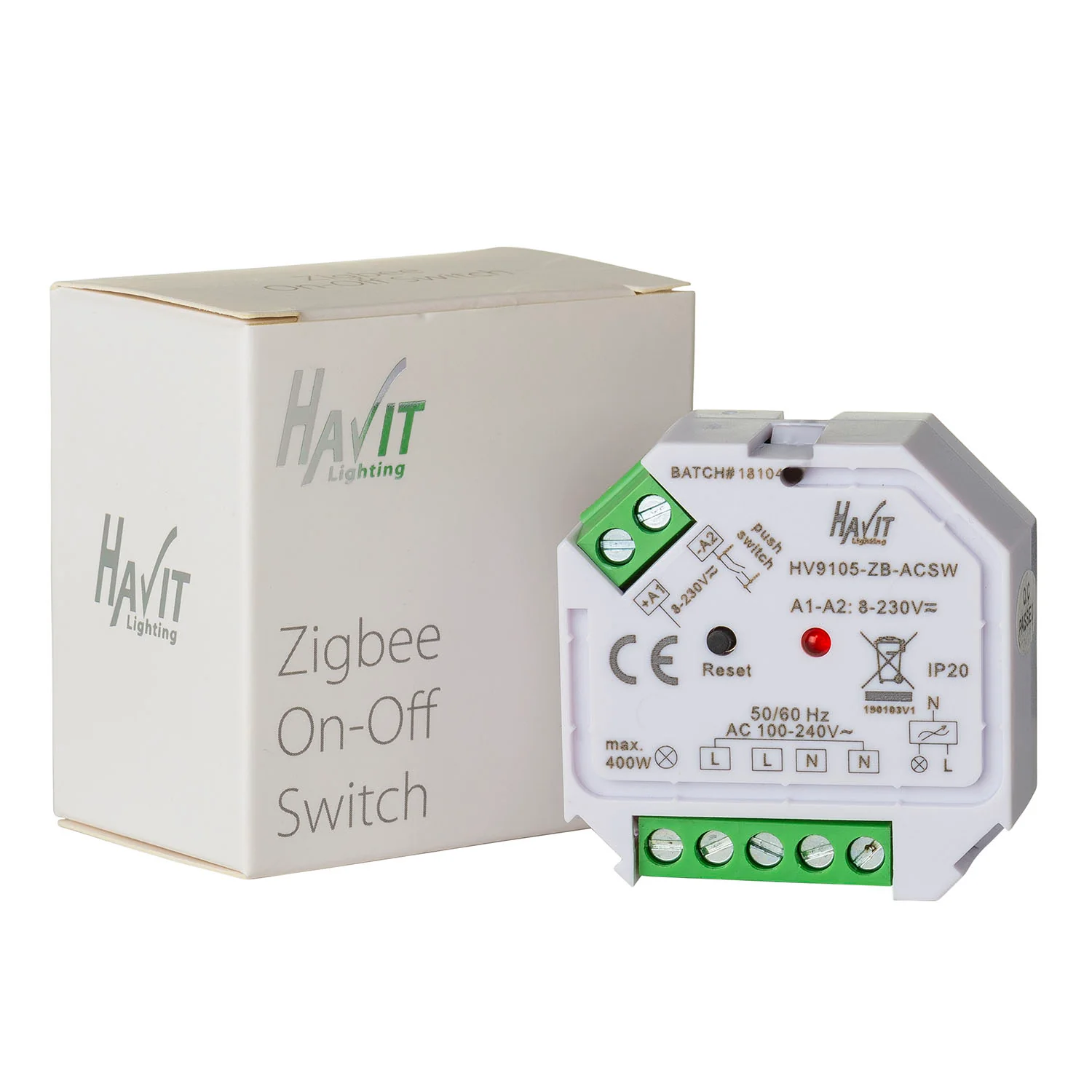 HV9105-ZB-ACSW Zigbee On-Off switch - Image 4