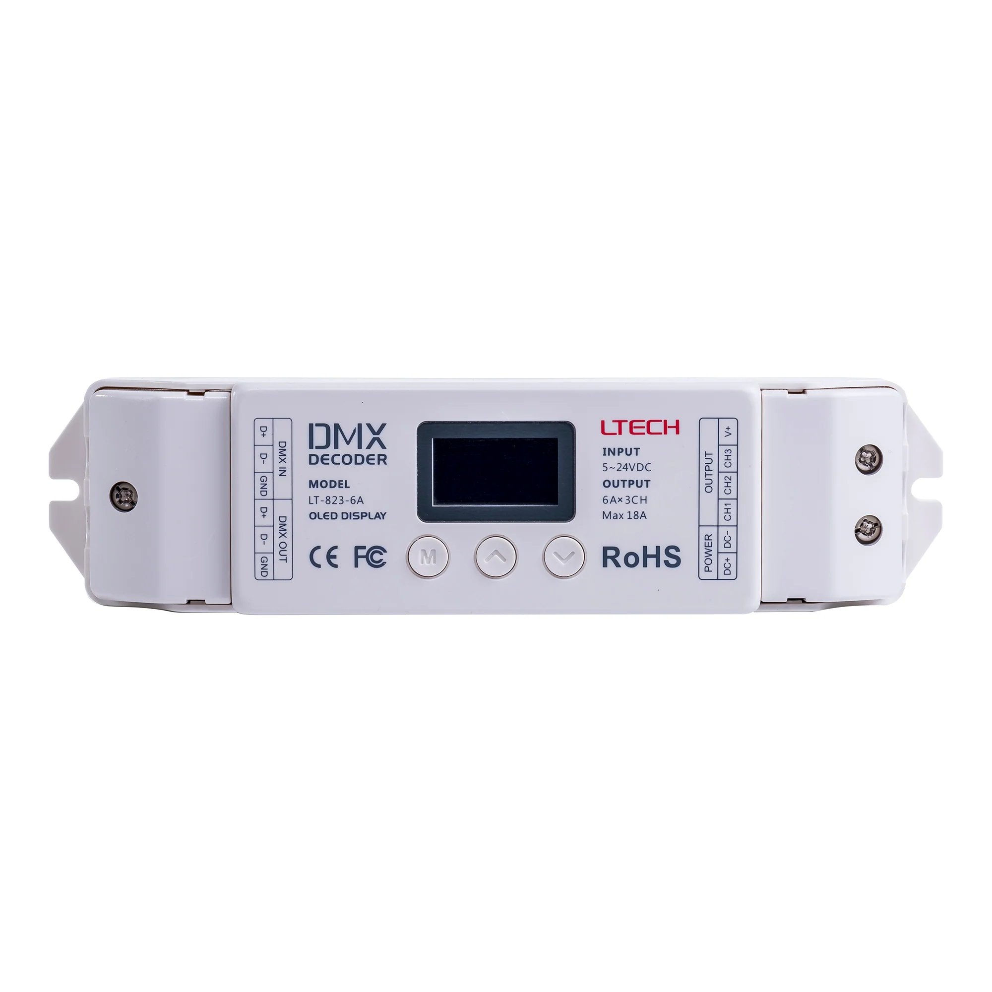 HV9109-LT-823-6A - DMX RGB LED Strip Controller