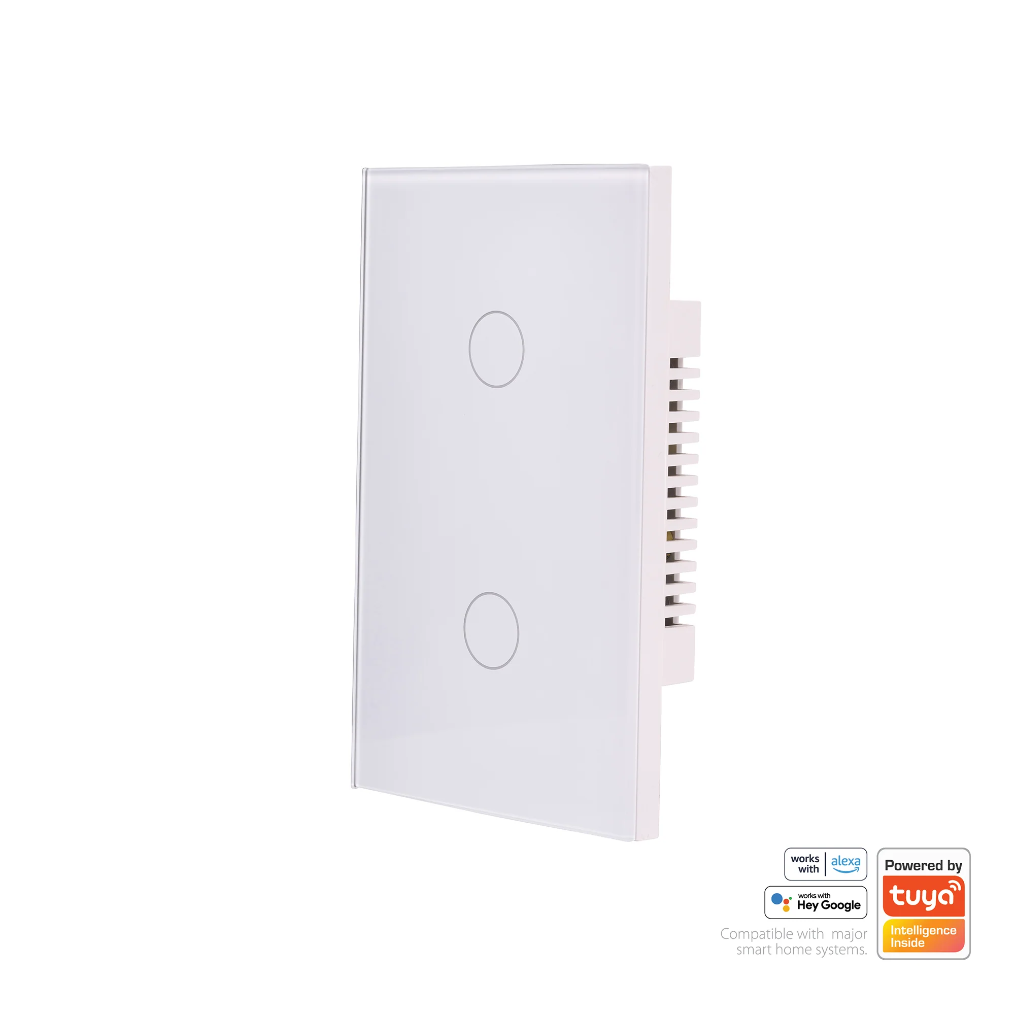 HV9110-2 - Wifi Two Gang White Wall Switch - Image 3