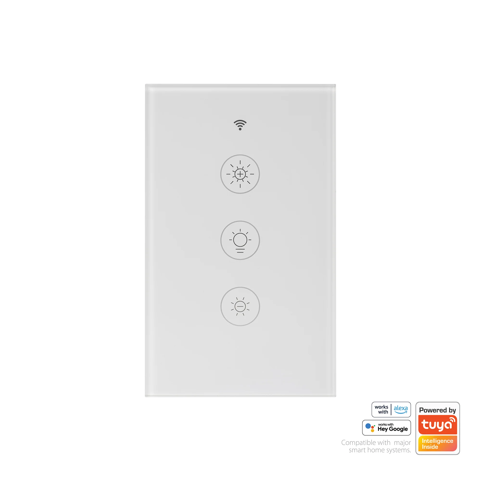 HV9111 - Wifi Single Gang White Dimmer Wall Switch