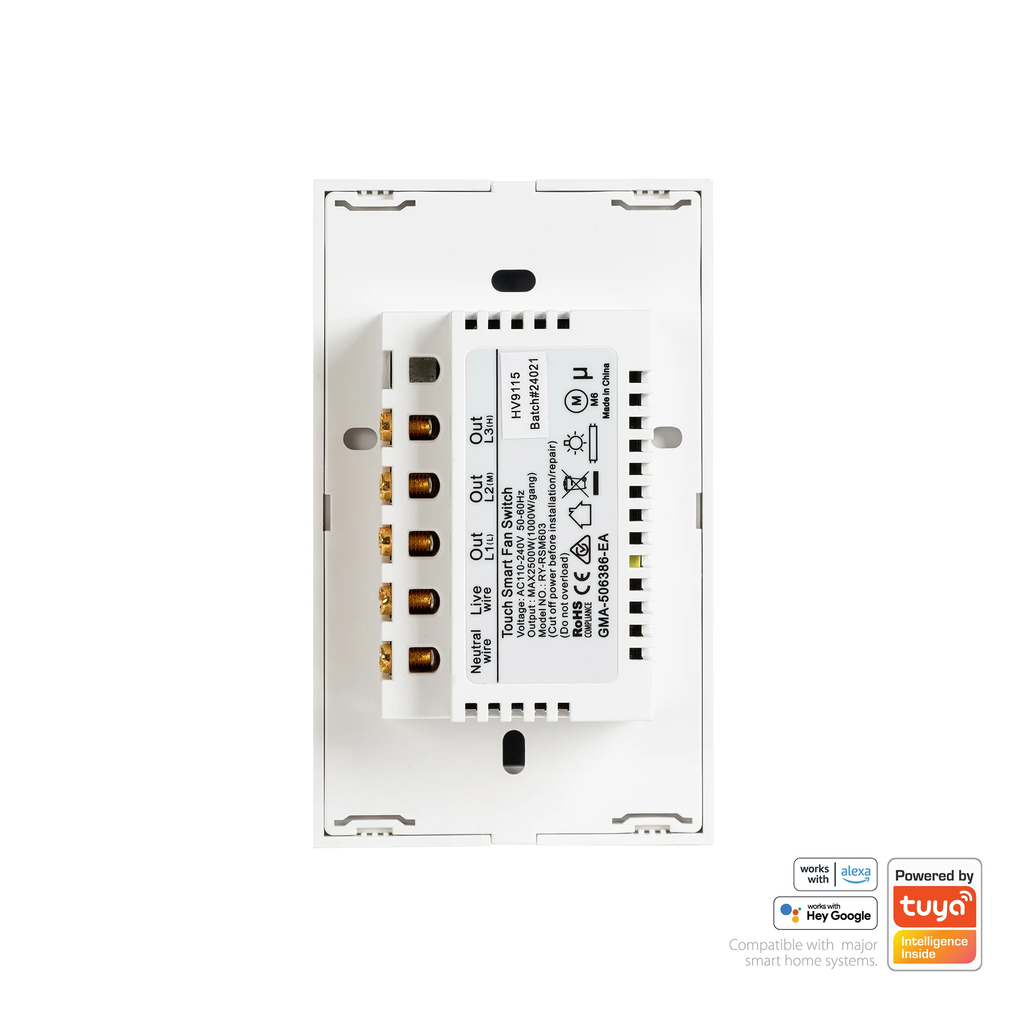 HV9115 - White Wifi Fan Controller - Image 5