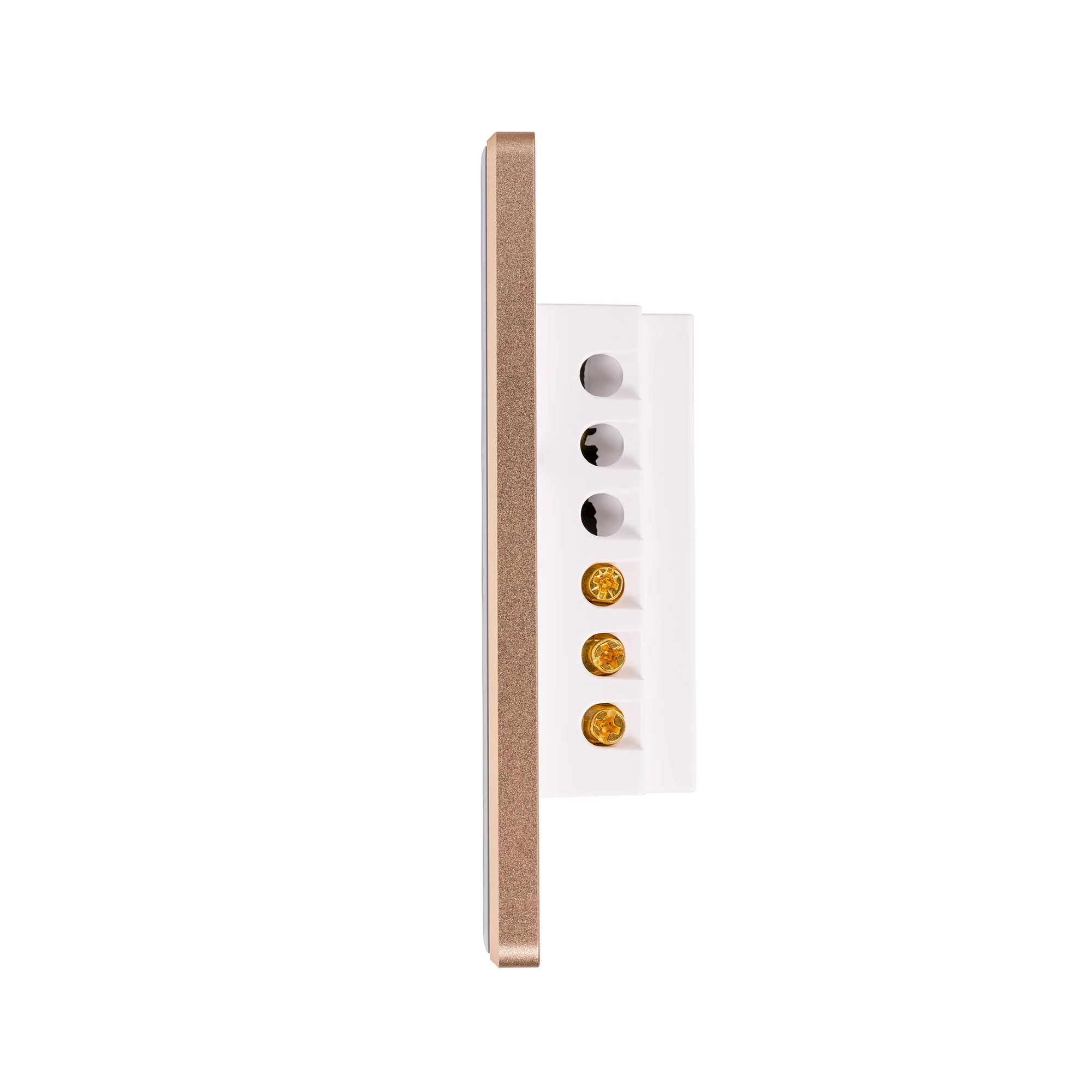 HV9120-1 - Wifi Single Gang White with Gold Trim Wall Switch - Image 5