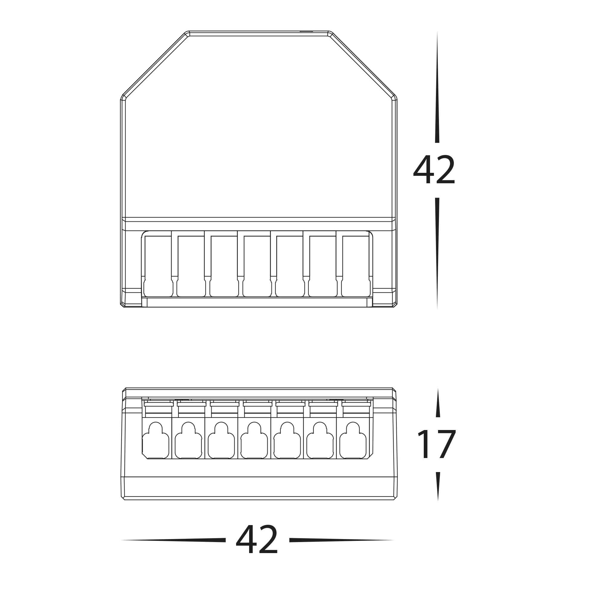 HV9271 - 12-24v DC Single Channel RF + Push Dim Receiver - Image 2
