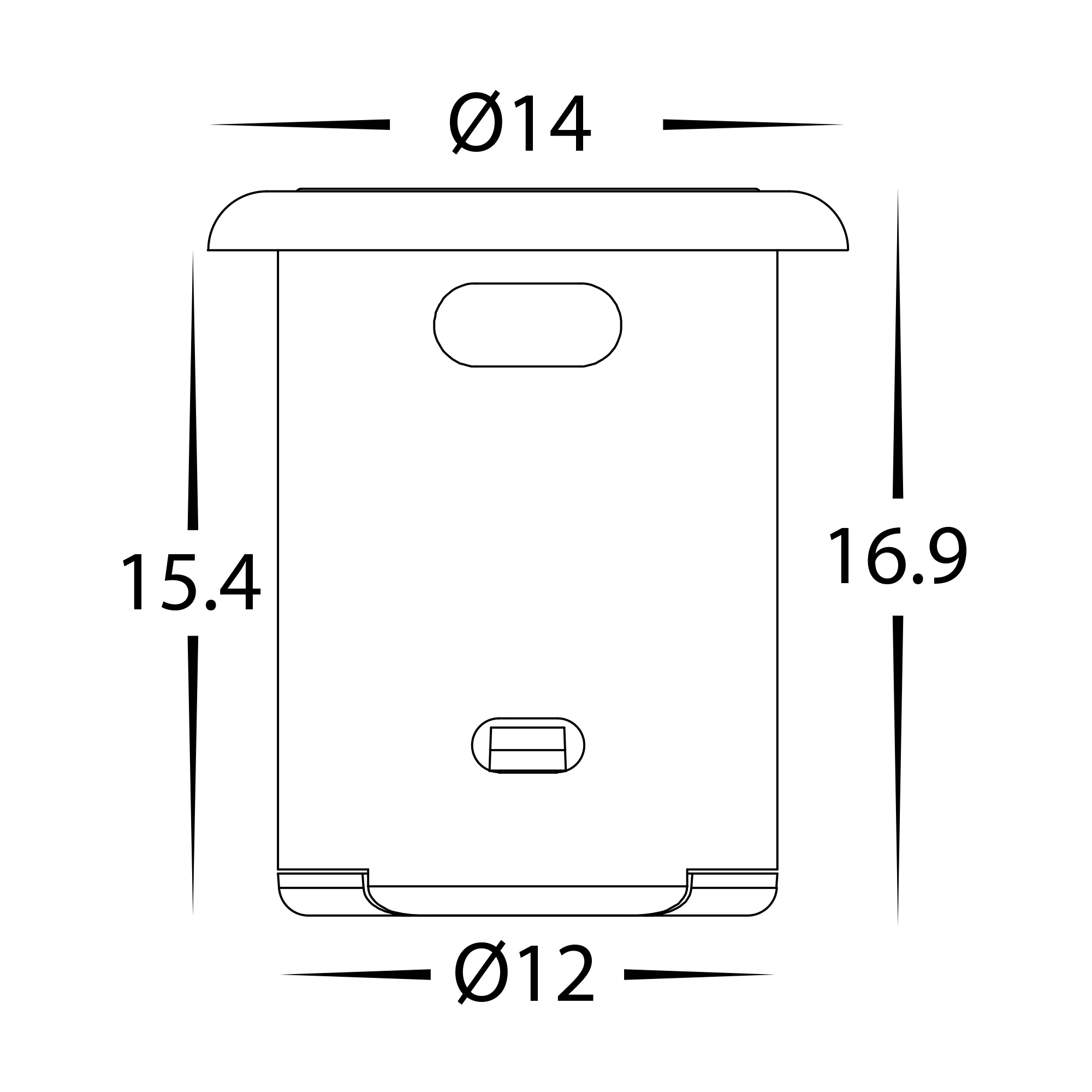 HV9286 - 12-24v DC Black Dual Door Sensor - Image 2