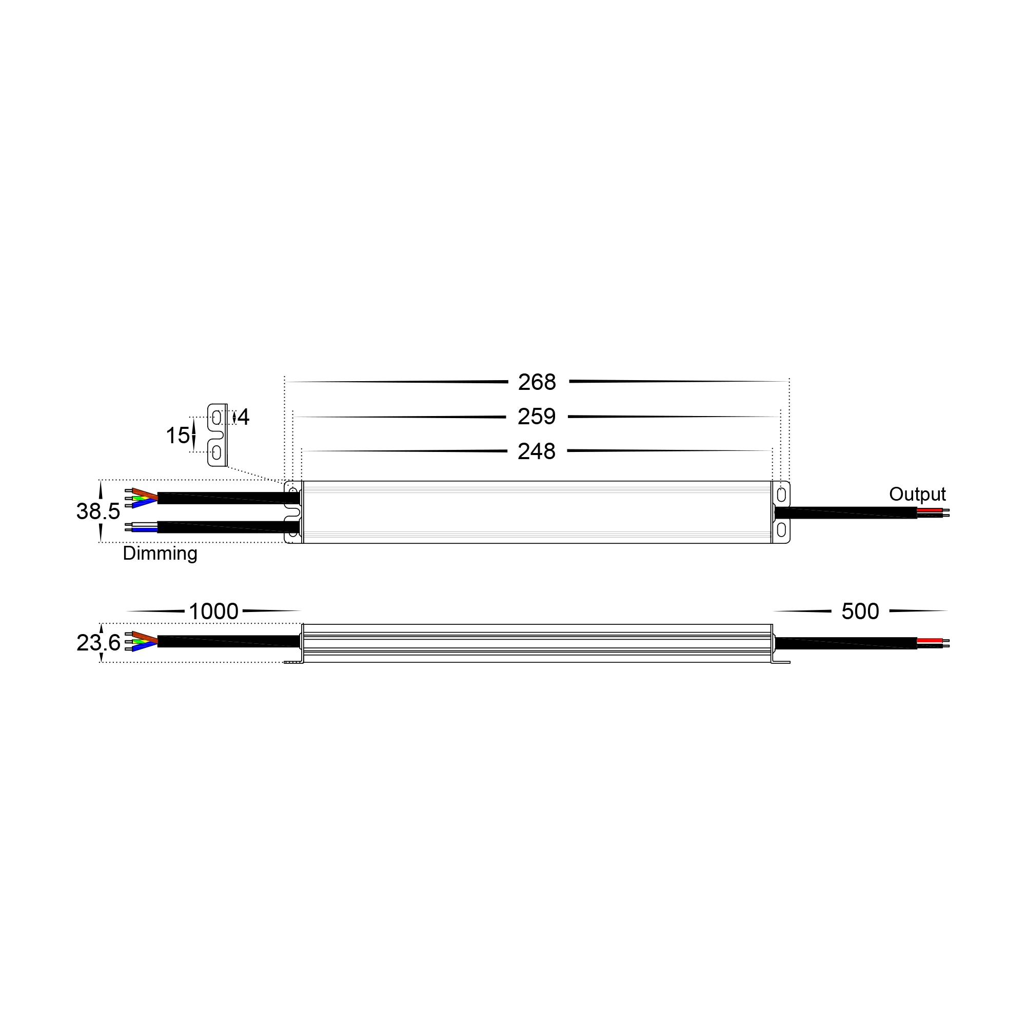 HV96632-30W - 30W Dali 2 + Push Dim Dimmable LED Driver - Image 2