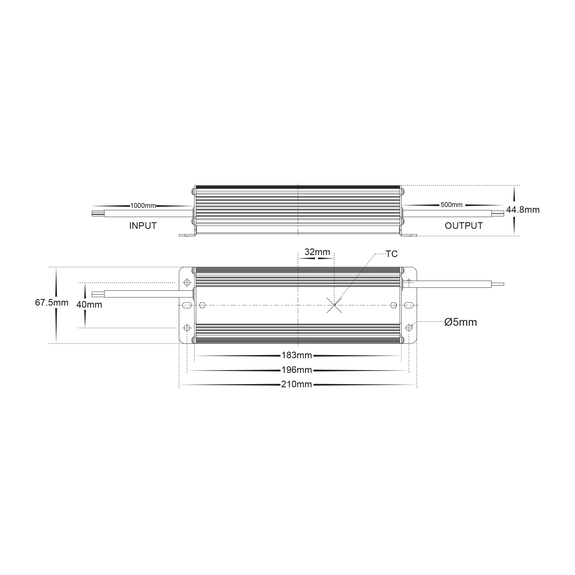 HV9654 - 100w Weatherproof LED Driver - Image 2