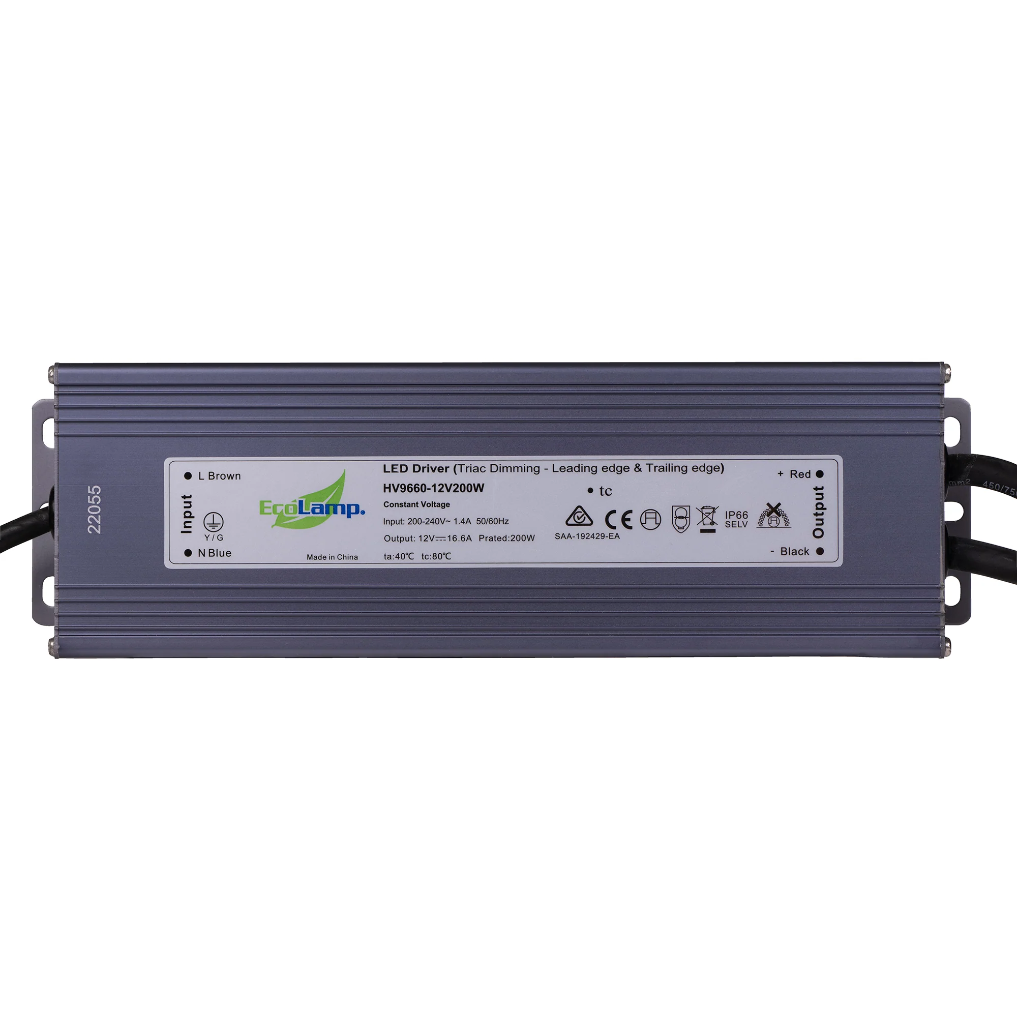 HV9660-200W - 200W Weatherproof Dimmable LED Driver