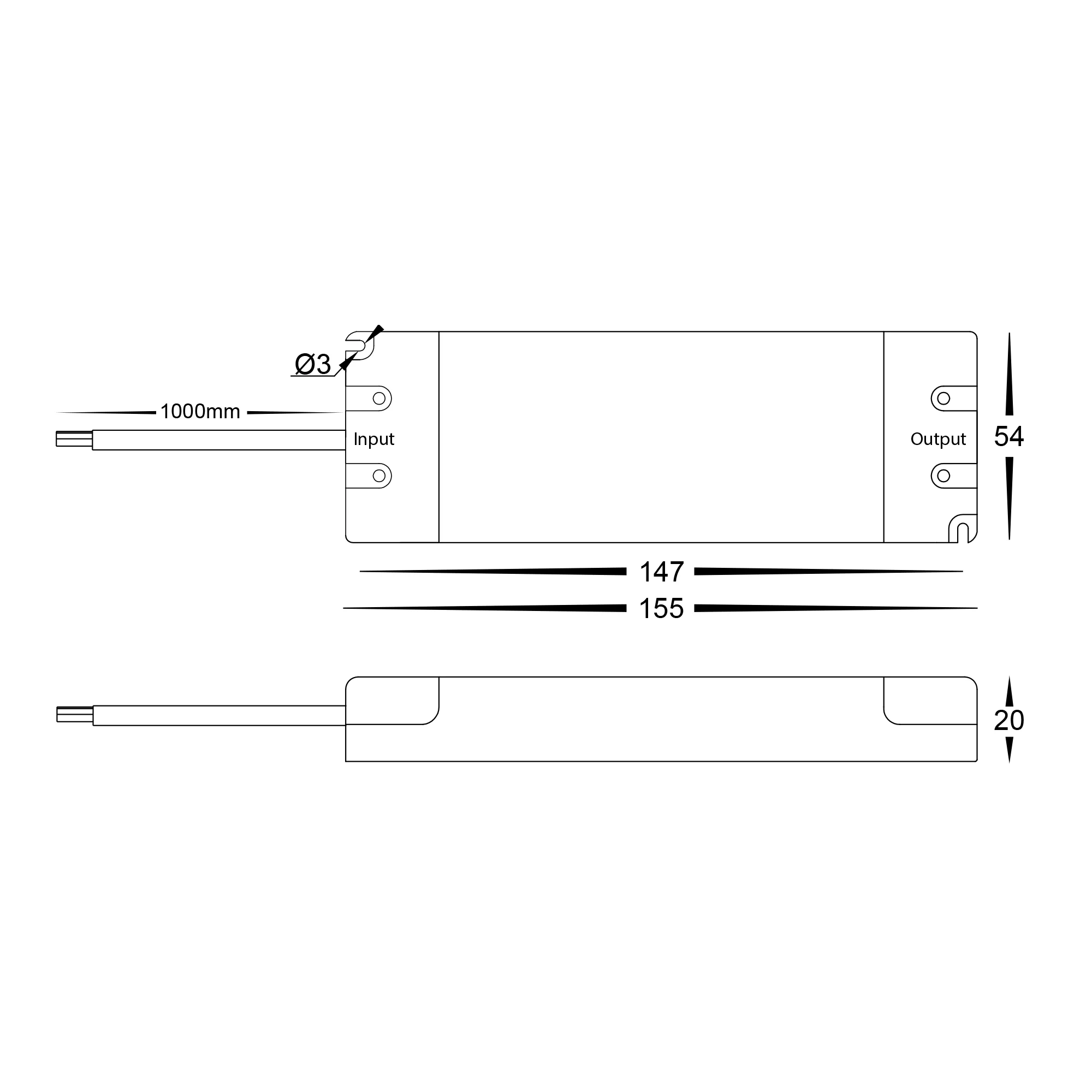 HV9660-30W - 30W Indoor Dimmable LED Driver - Image 2