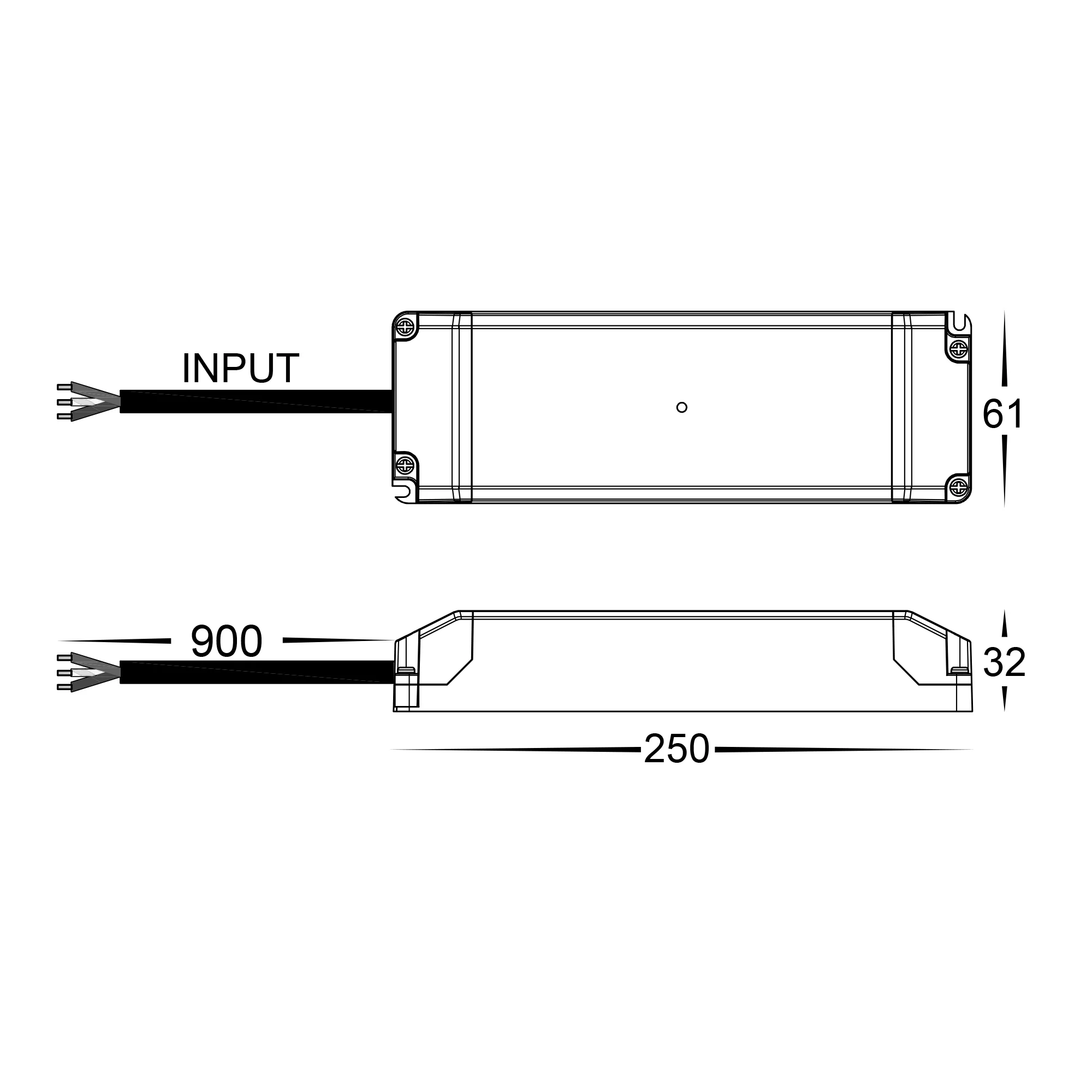 HV9667-75W - 75w Indoor IP20 Constant Voltage LED Driver - Image 2