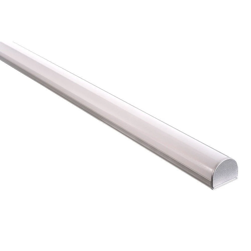 HV9690-2618 - Shallow Square Aluminium Profile with Rounded Diffuser - Image 3