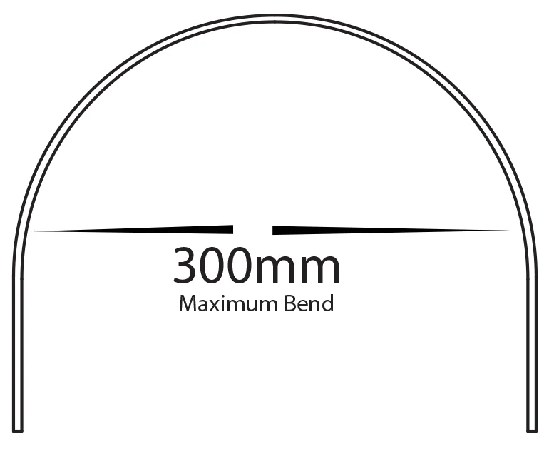 HV9693-1806 - Shallow Square Bendable Aluminium Profile - Image 6