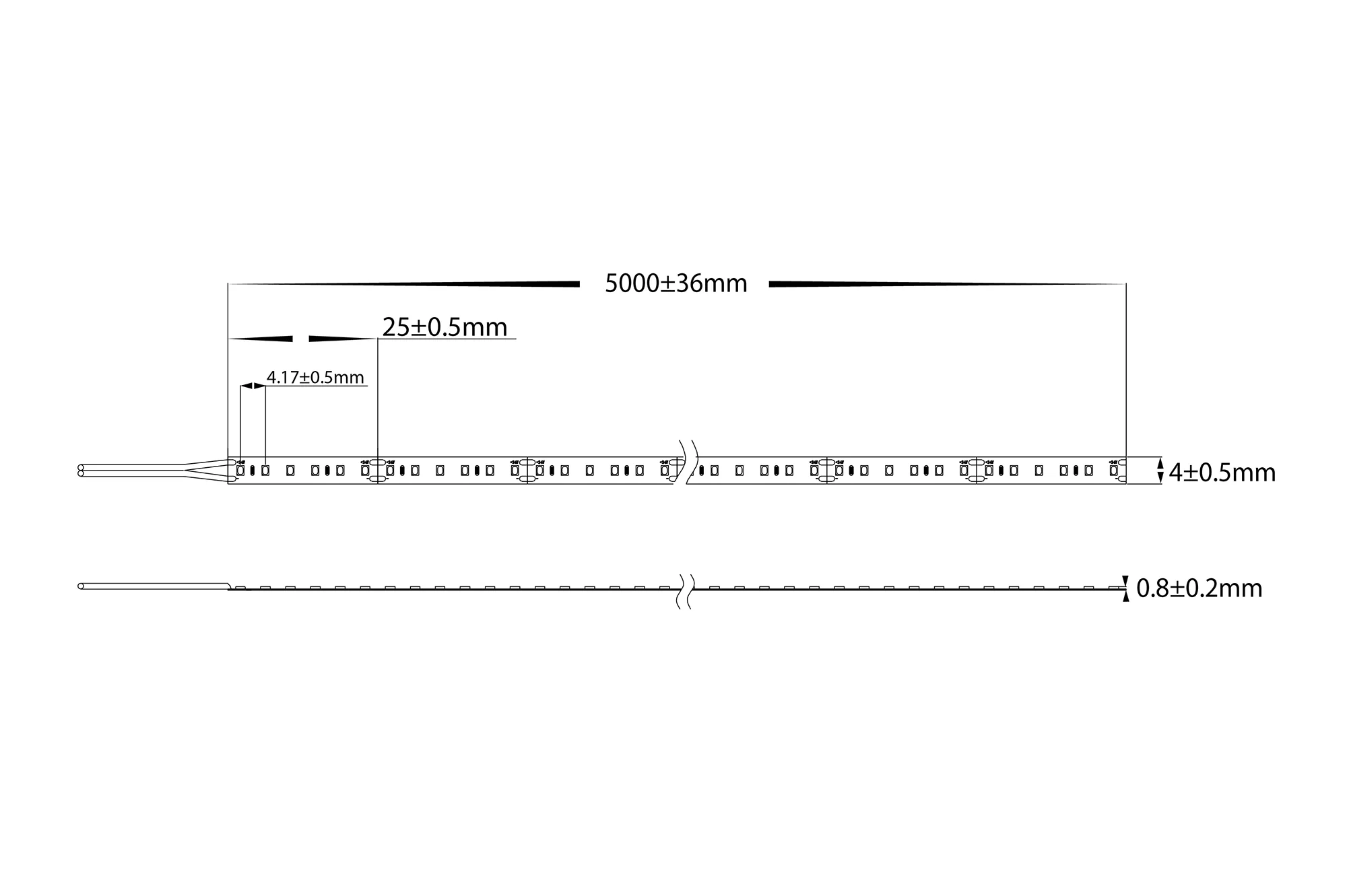 HV9734-IP20-240-3K - 14.4w IP20 Micro LED Strip 3000k - Image 2