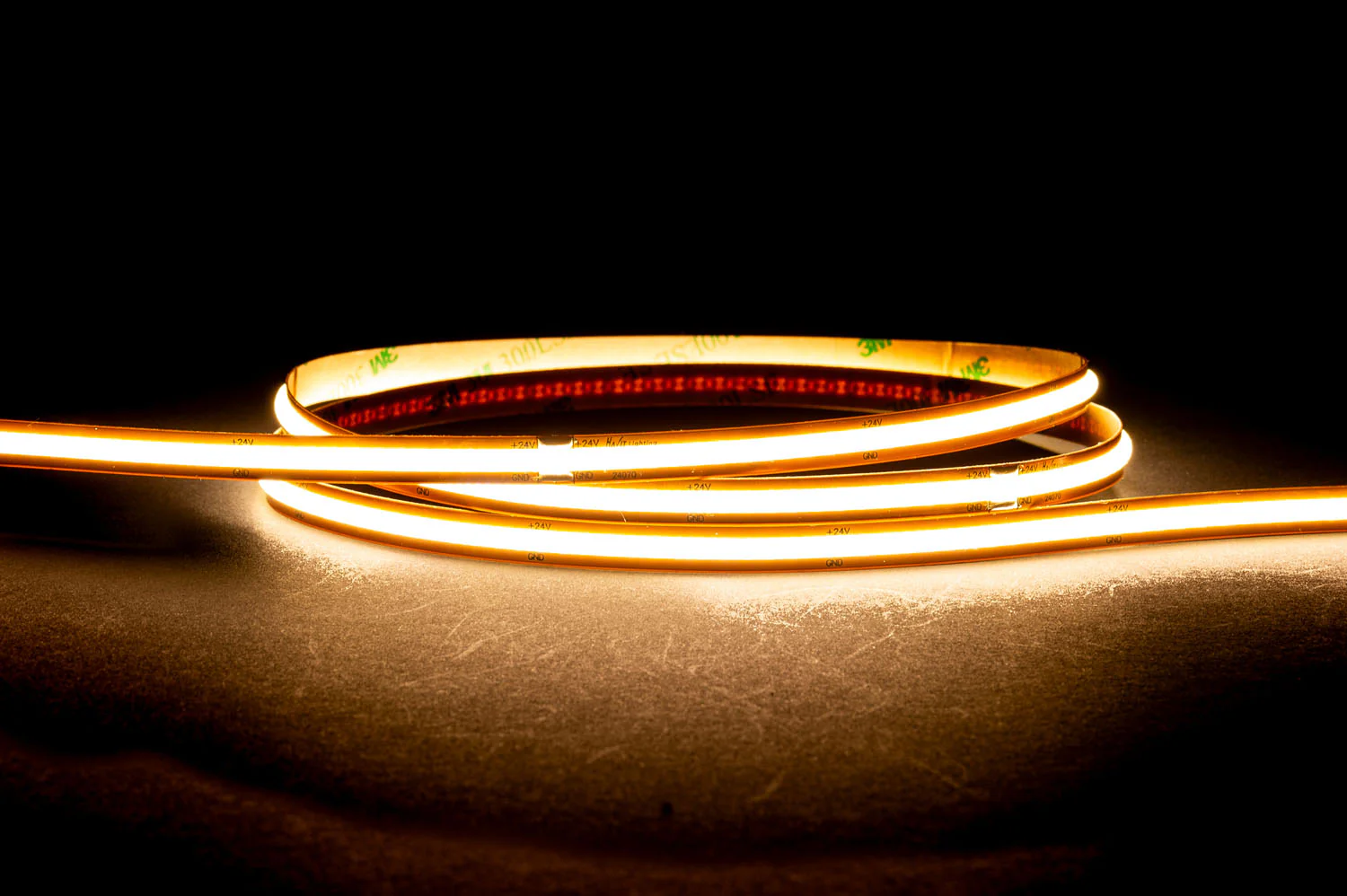 HV9761-IP20-528-4K - 12w IP20 24v DC 4000K Free Cut COB Dotless LED Strip