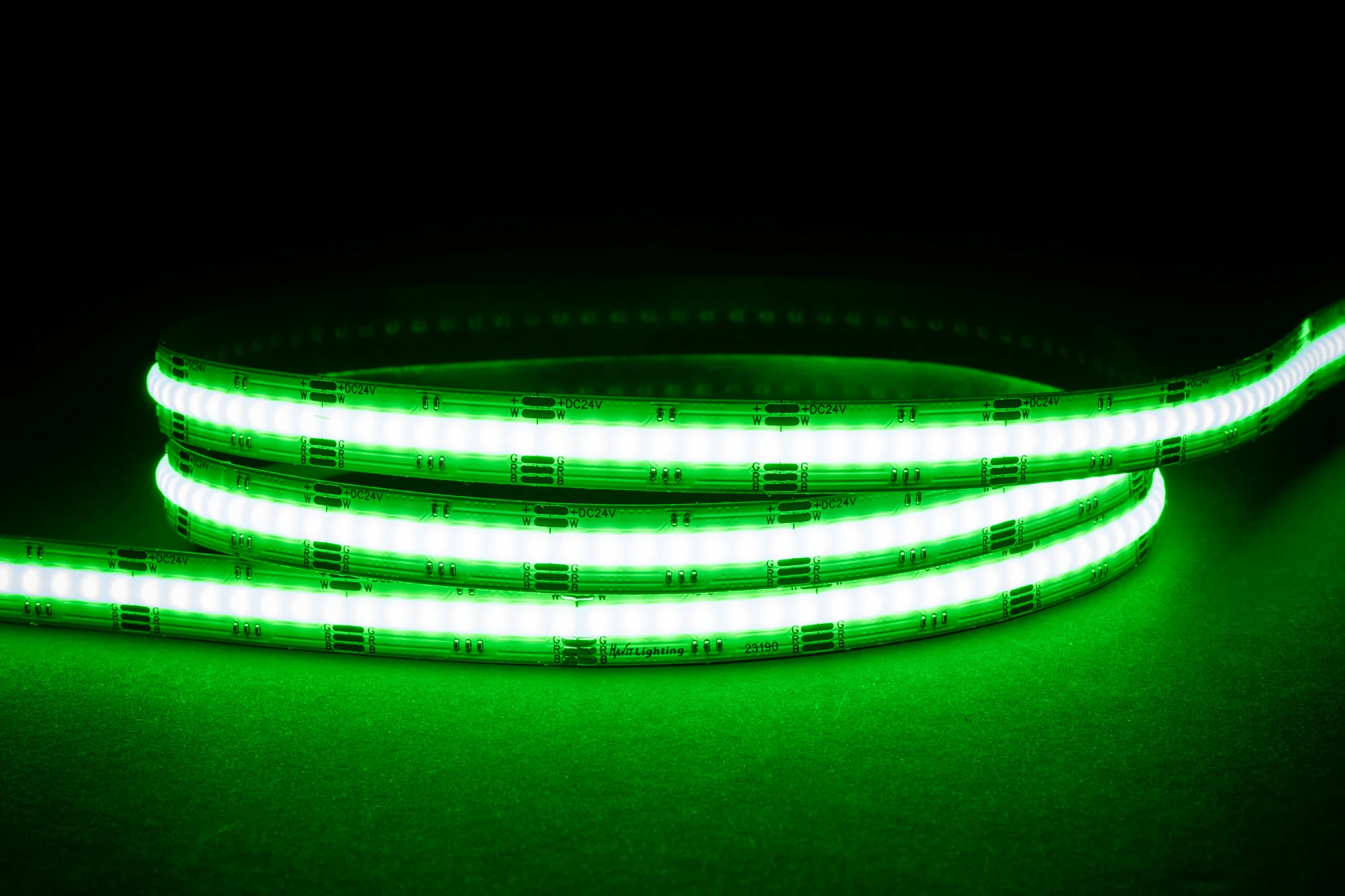 HV9761-IP20-896-RGBW - 20w IP20 COB RGBW LED Strip - Image 3