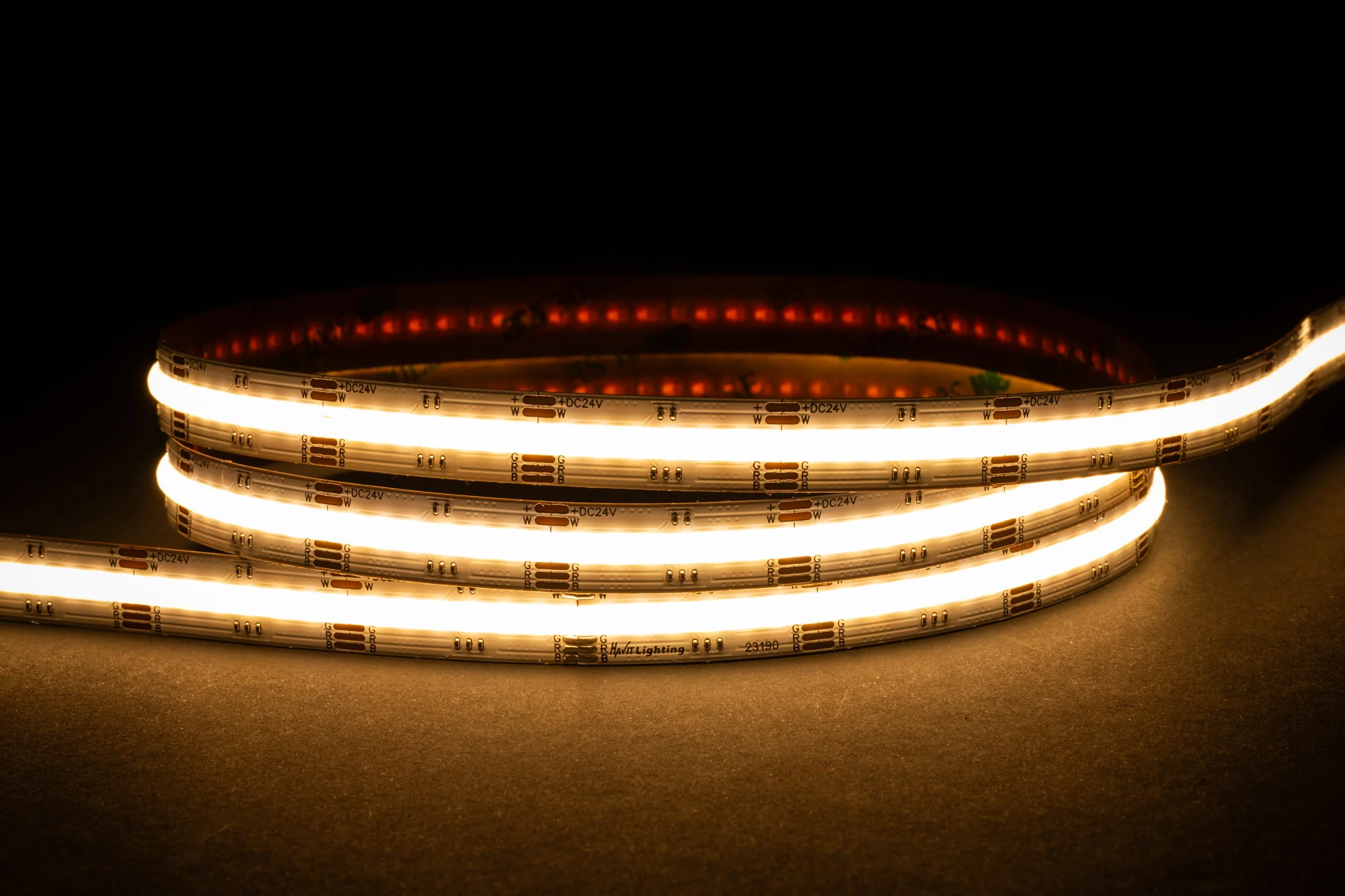 HV9761-IP20-896-RGBW - 20w IP20 COB RGBW LED Strip - Image 5