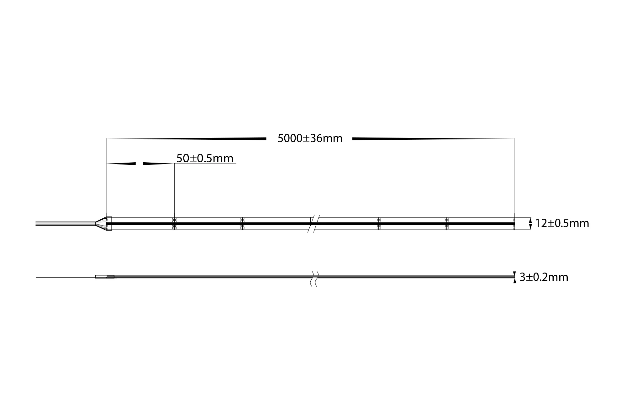HV9761-IP54-840-RGBCW - 20w IP54 COB RGBCW LED Strip - Image 2