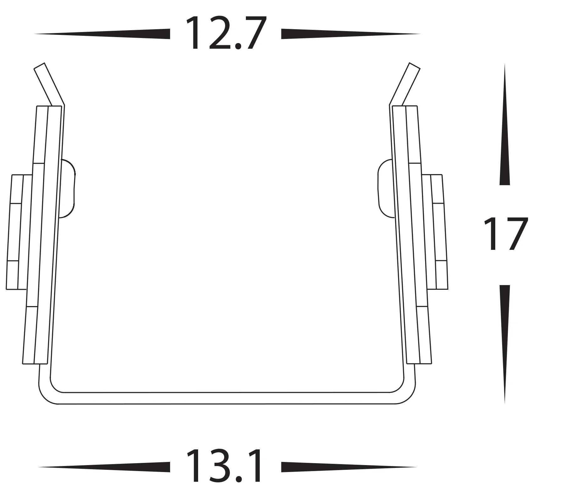 HV9795-ALU-BEND - Bendable Channel to suit HV9795 HAVIFLEX - Image 2