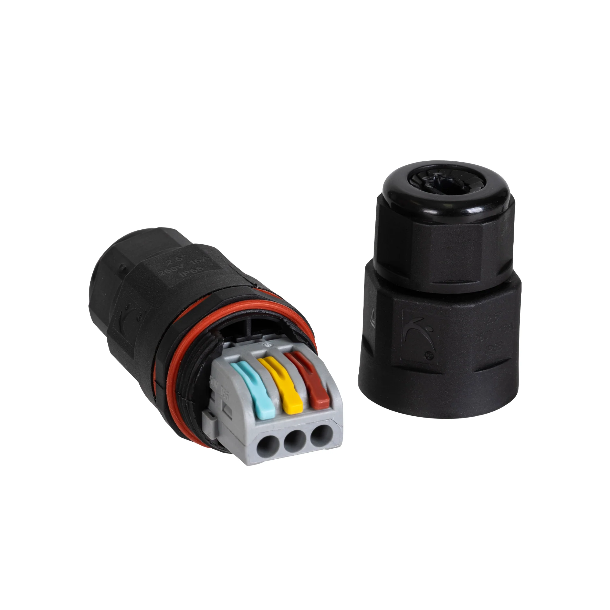 HV9918-2 - 2 Way IP68 3 Pin Weatherproof Connector - Image 3