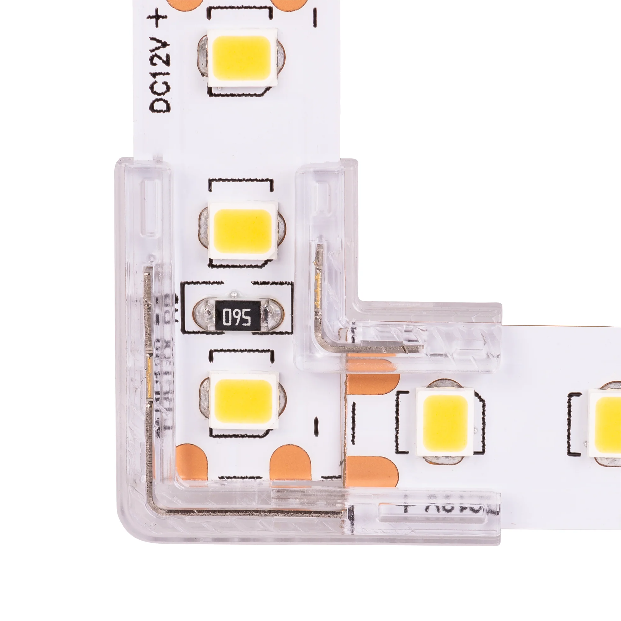 HV9954-L - L Shape LED Strip Connector to suit IP20 10mm PCB LED Strip - Image 2