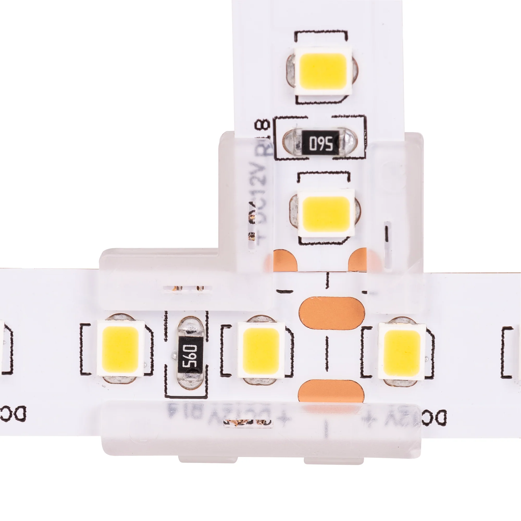 HV9954-T - T Shape LED Strip Connector to suit IP20 10mm PCB LED Strip - Image 3