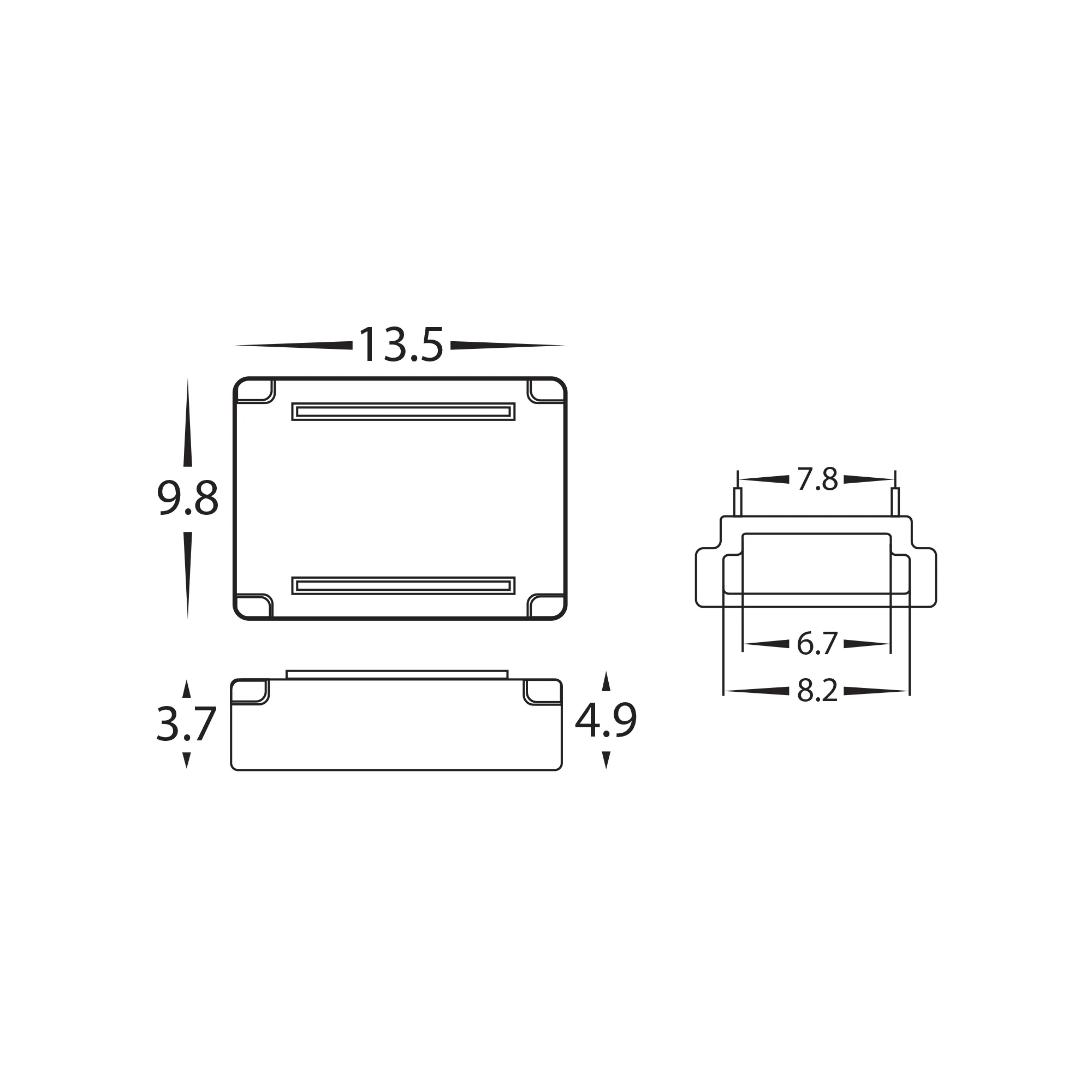 HV9959 - LED Strip Joiner to suit IP20 8mm PCB LED Strip - Image 2