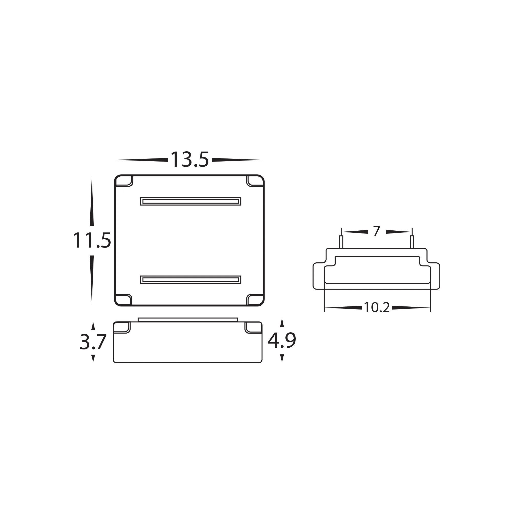 HV9961 - LED Strip Joiner to suit IP20 10mm PCB LED Strip - Image 2