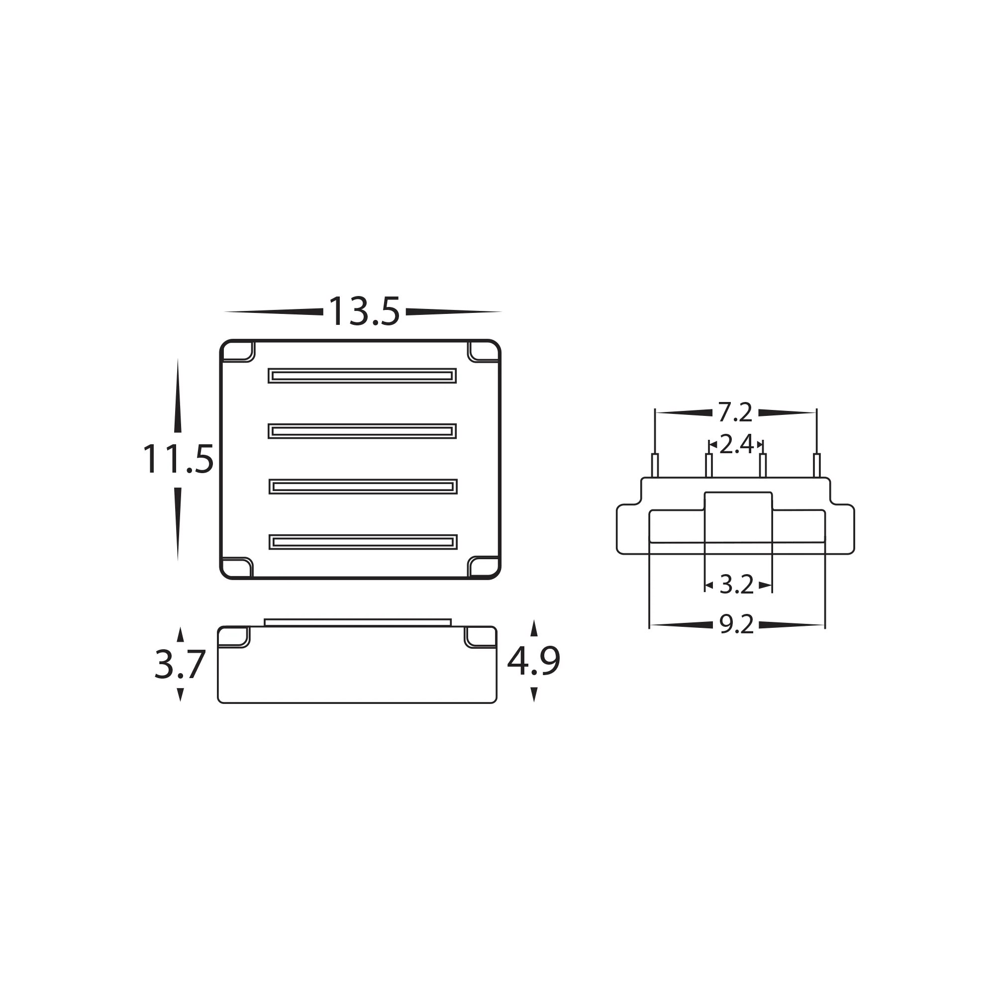HV9962 - LED Strip Joiner to suit IP20 10mm PCB RGB LED Strip - Image 2