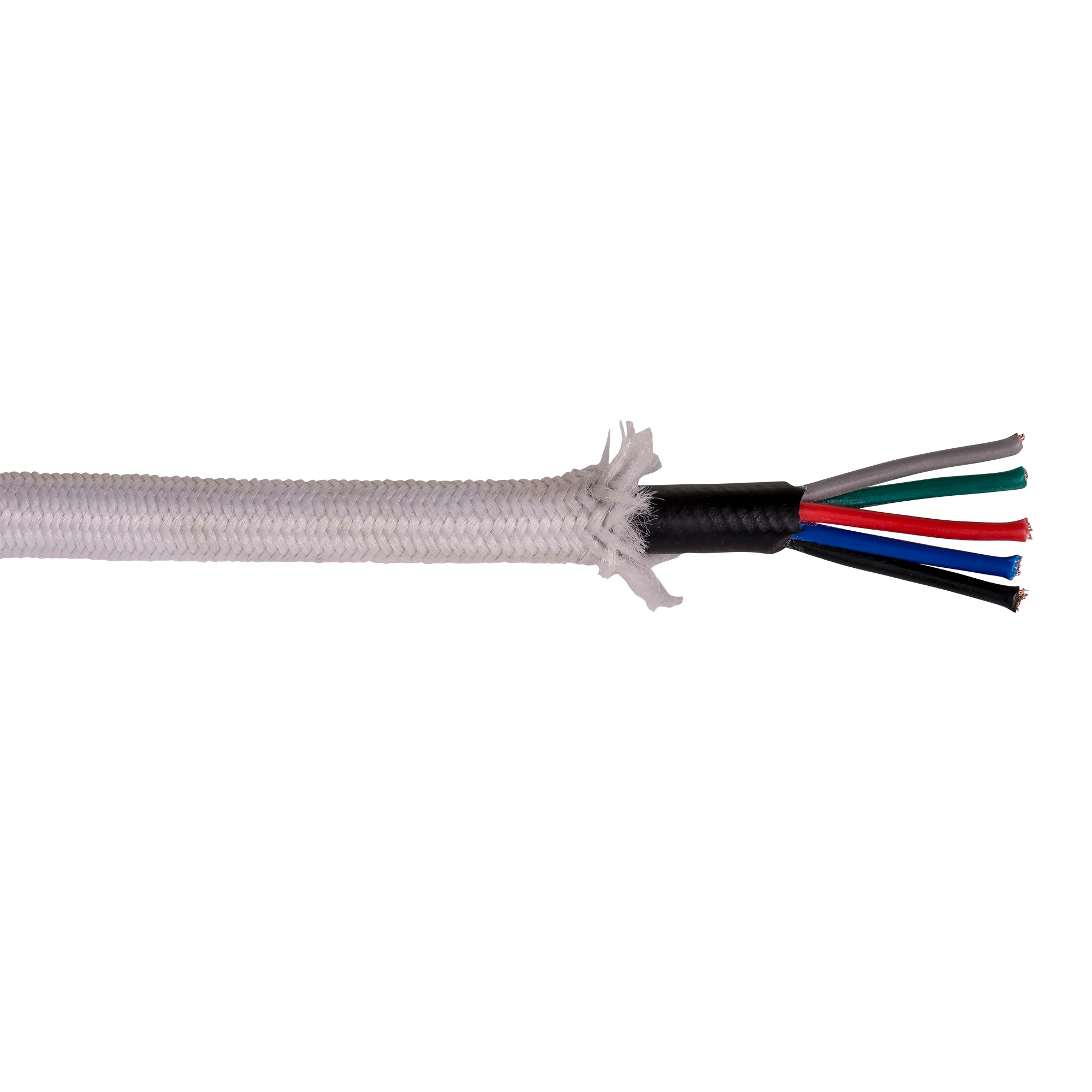 HV9988-WHT  - 5 Core White Cable