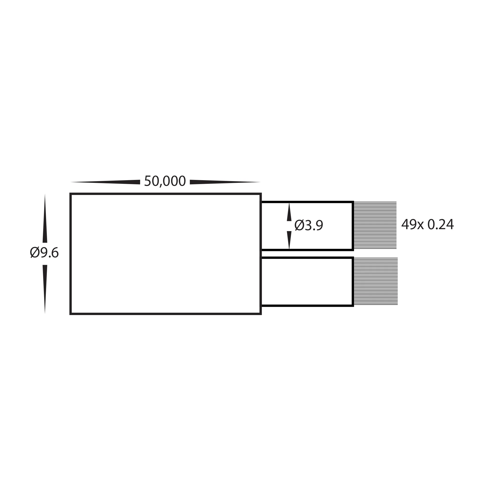HV9995-2.5 - 2x 2.5mm Outdoor Garden Cable - 50m Roll - Image 3