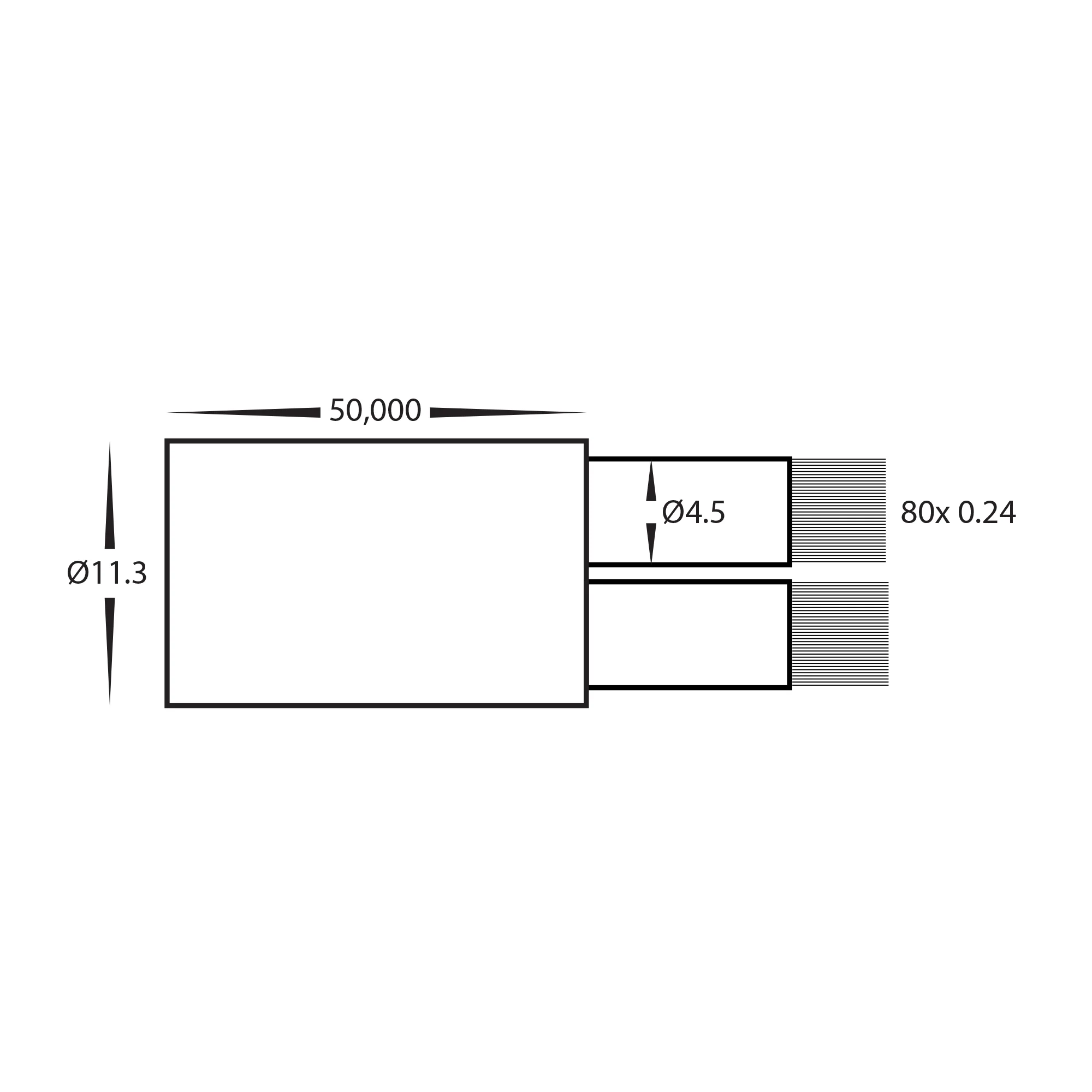 HV9995-4.0 - 2x 4mm Outdoor Garden Cable - 50m Roll - Image 2
