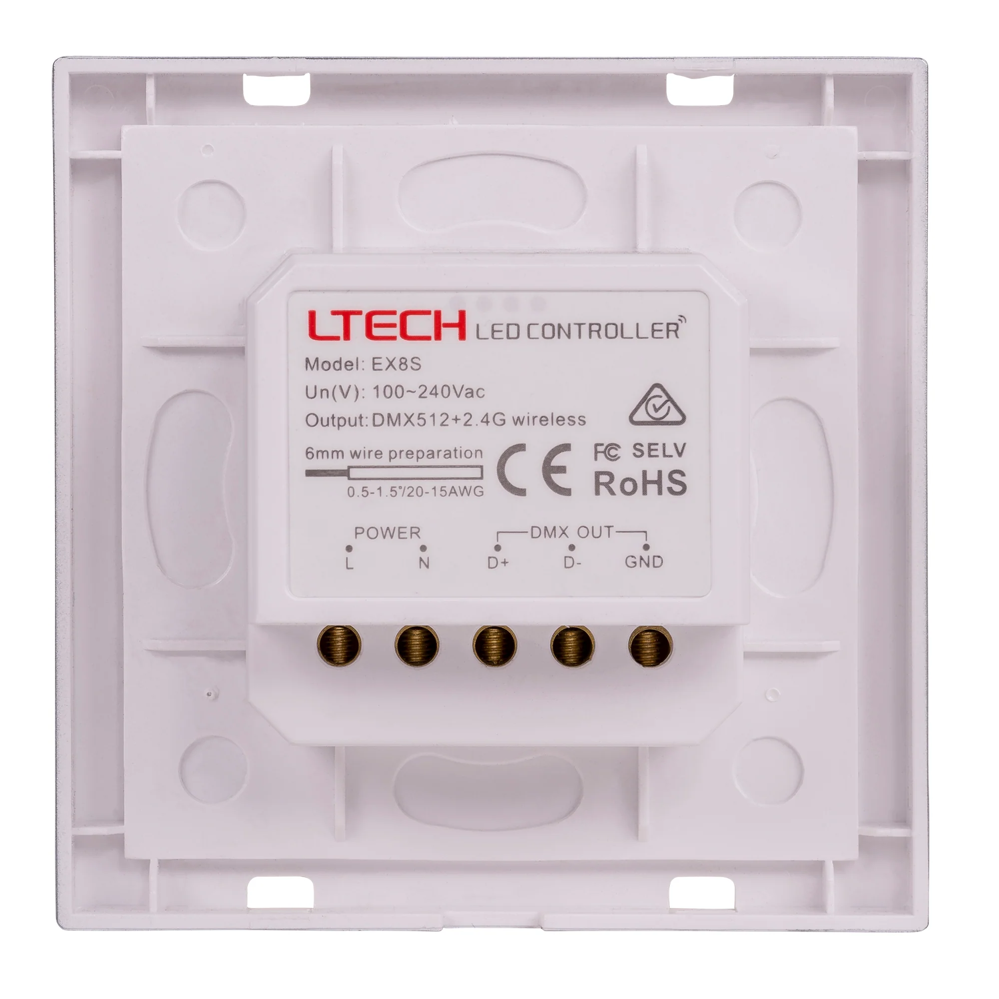 HV9101-EX8S - RGBC or RGBW Zone RF LED Strip Touch Panel Controller - Image 5