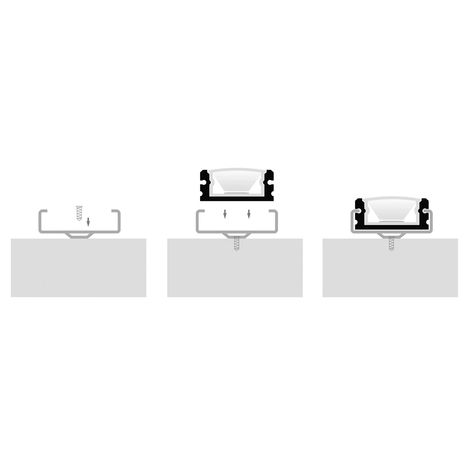HV9693-1808 - Shallow Square Weatherproof Aluminium Profile - Image 5