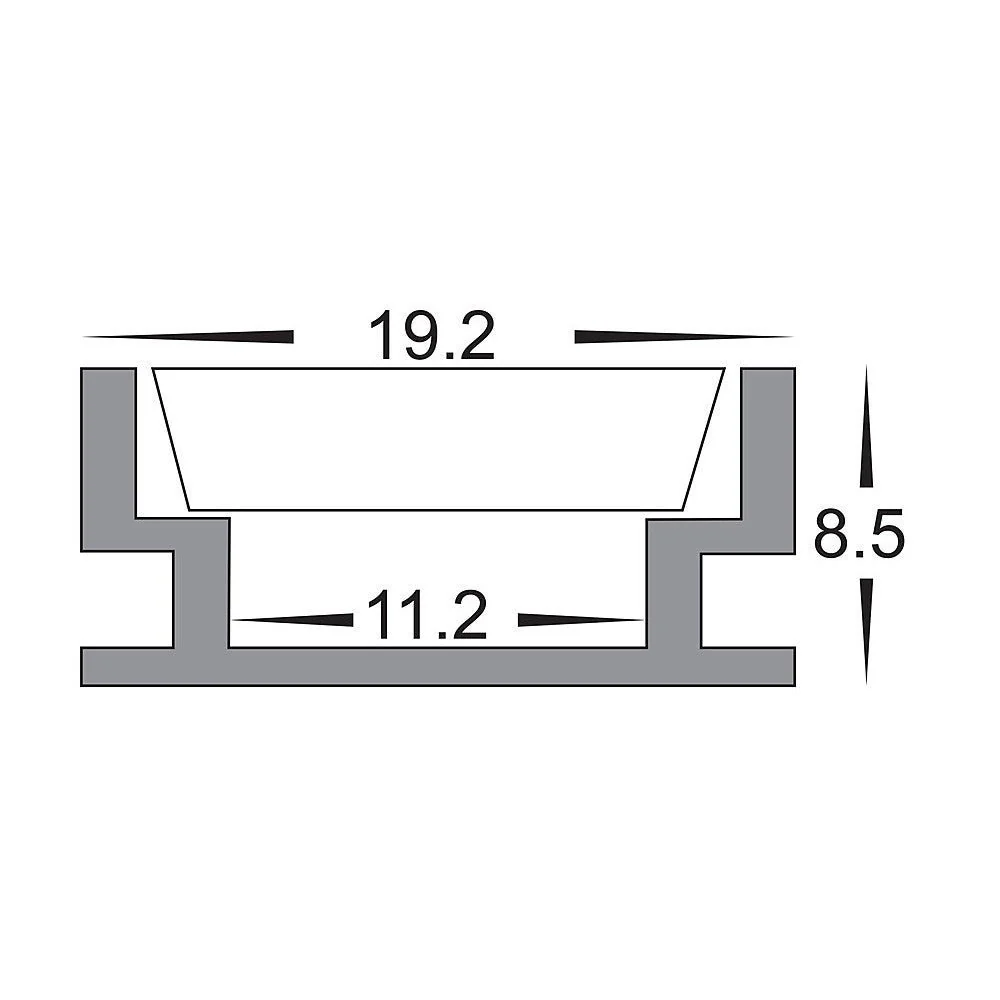 HV9698-1908 - Shallow Trafficable Aluminium Profile - Image 2