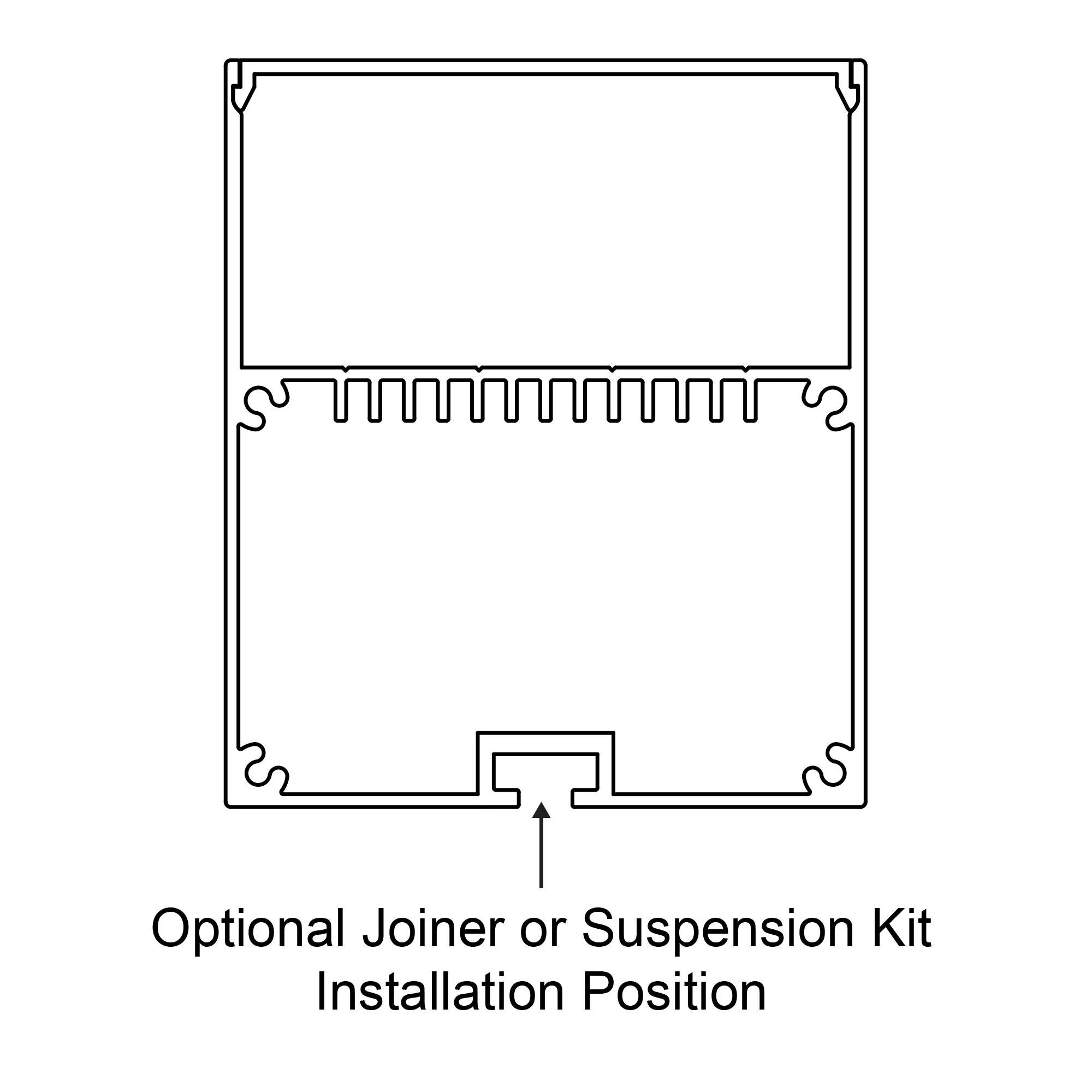 HV9693-6070-WHT - White Deep Square Profile - Image 4